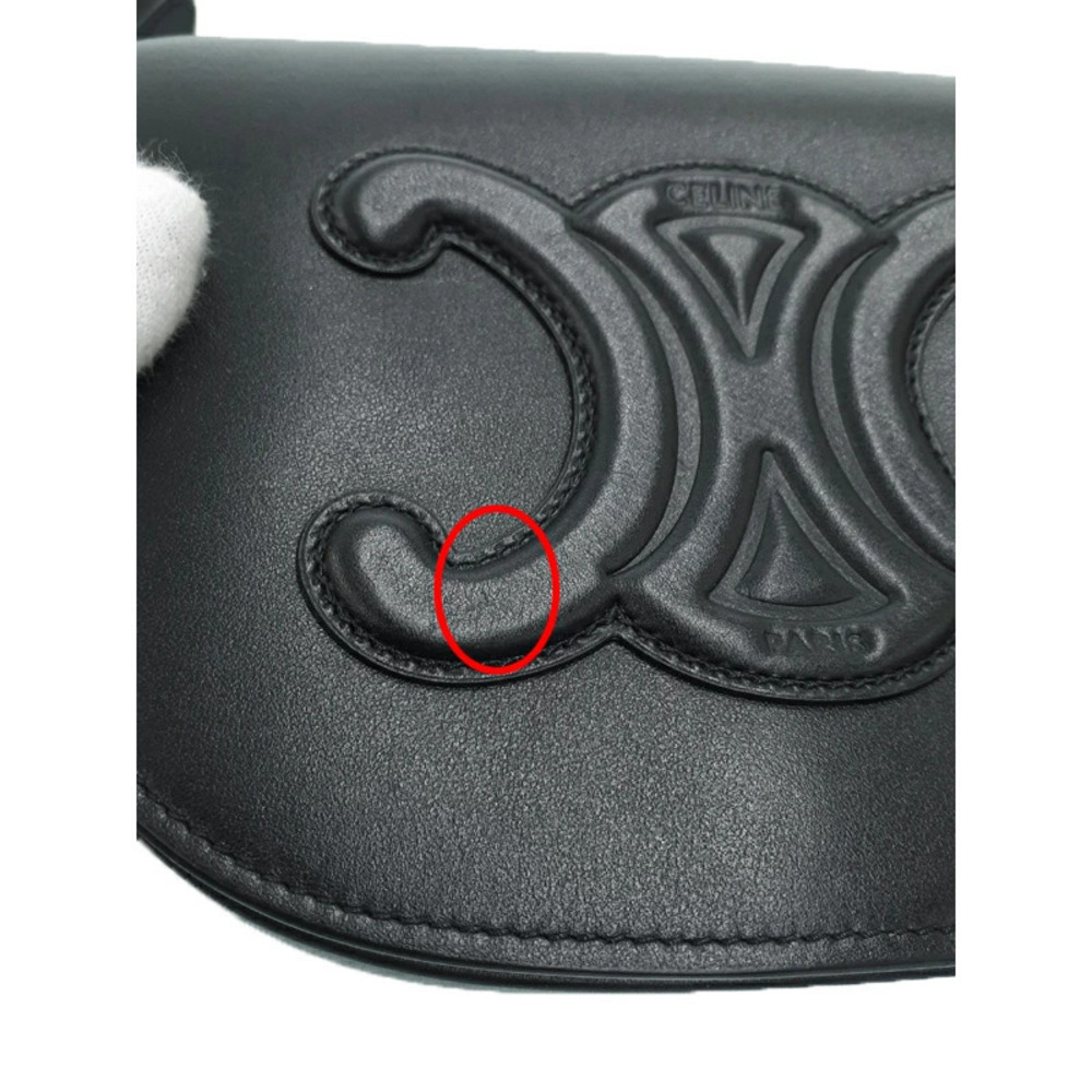 Celine Cuile Triomphe Folco Shoulder Bag - Picture 5 of 9